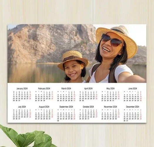 Calendário a4 de parede