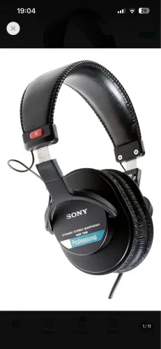 Fone de ouvido Over-Ear SONY Professional MDR-7506 Preto