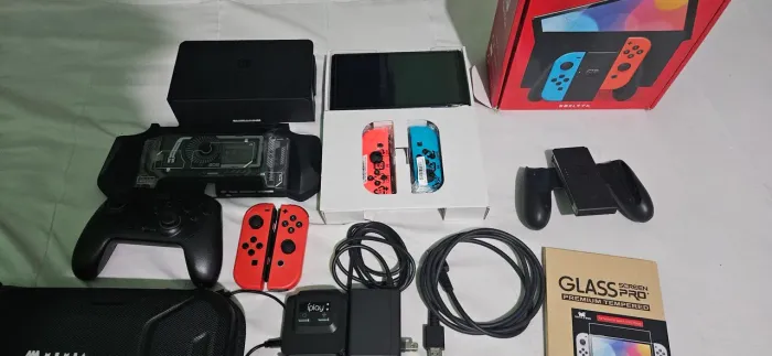 SWITCH OLED DESBLOQUEADO COMPLETO ÚNICO!