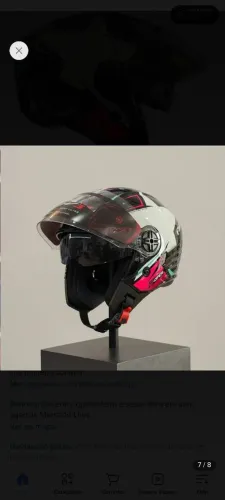Capacete fw3 aberto