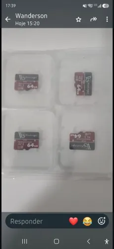 Cartão Micro SD 64 GB