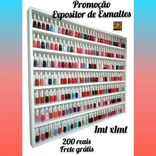 Promoção expositor de esmaltes 1mt