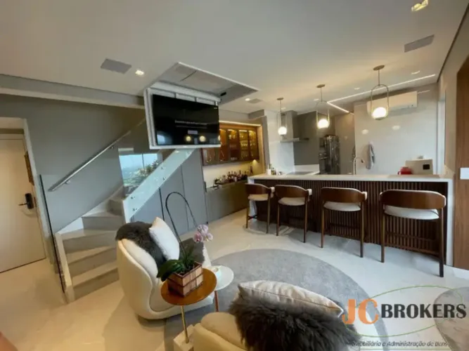 Apartamento com 90 m² de área útil, 1 suíte, 1 vaga