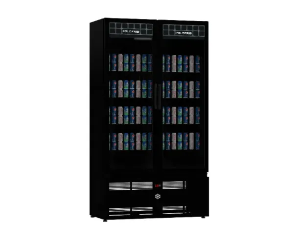 2 PORTAS MONDRIAN BEBIDAS ALL BLACK - POLO FRIO