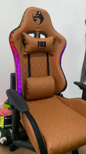 Cadeira gamer led neon