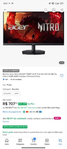 Monitor game