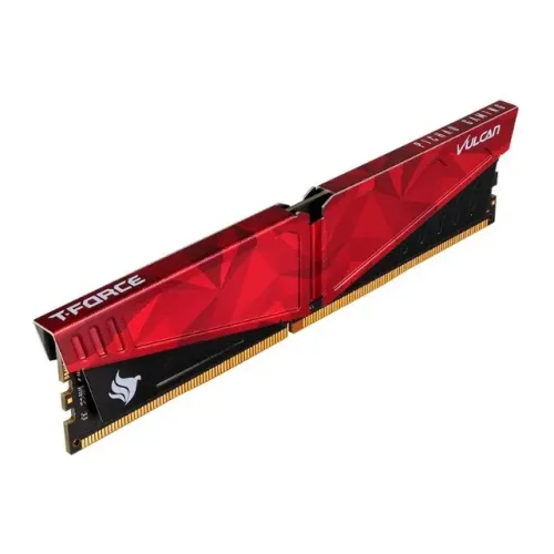 Memoria Team Group T-Force Vulcan Pichau 16GB (1x16) DDR4 3200MHz Vermelha, TLPRD416G3200H