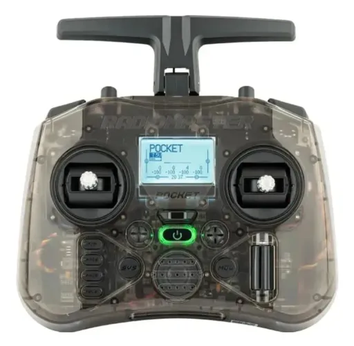 Radiomaster POCKET ELRS com 2 baterias 18650 + protetor de sticks(brinde)