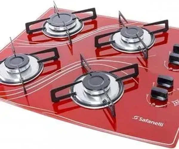 Fogão Cooktop 4 Bocas Lines Colorido - Promoção!!