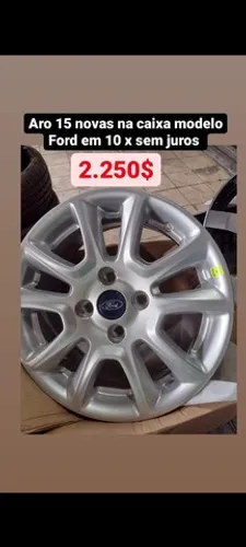 Jogo de rodas aro 15 novas na caixa modelo Ford Ecosport original em 10 x