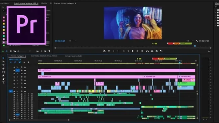 Editor de vídeo e fotografias