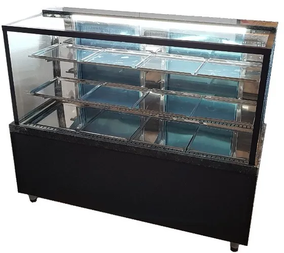 Confeitaria Expositora Refrigerada Inox BOX 1,50m