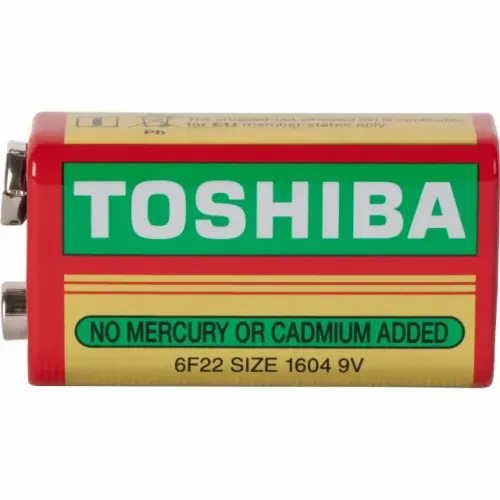 Bateria Zinco 9V Toshiba Heavy Duty