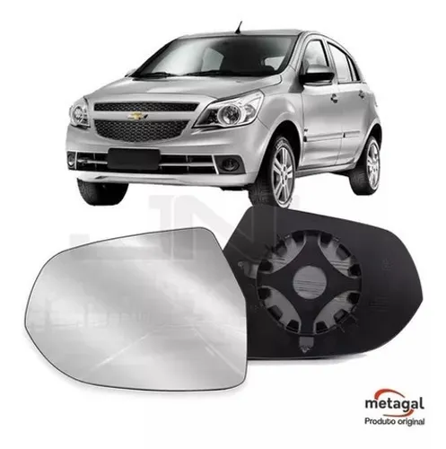 Lente Retrovisor Chevrolet Agile 2010/2015 Lado Esquerdo
