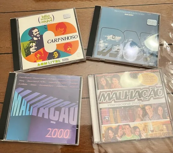Lote 4 - CDs de novelas diversos 4 itens usados