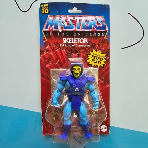 Boneco Action Figure He-man Esqueleto Skeletor importado GNN88 Motu Origins Novo Lacrado