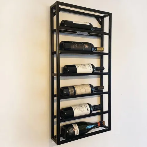 Expositor 80x40 de vinho/Suporte Organizador Decoração de bar sala casa<br>