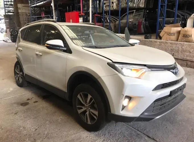 Rav4 2018 Porta Farol Airbag Motor Capo Lanterna Alternador Parachoque Retrovisor Sucata
