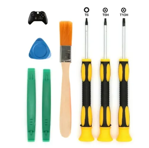Kit 7 ferramentas Chaves Torx T6 T8 T10 P/ Abrir Ps3 Ps4 Xbox 360 Xbox One