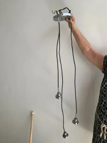 Lustre pendente 3 Lâmpadas - Moderno e Elegante