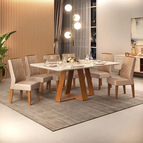 Mesa de jantar esmeralda nova 