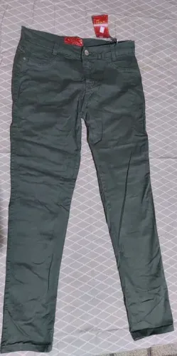 Calça Jeans Verde - Tamanho 44