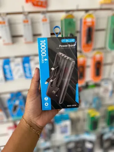 Carregador portátil 10000mAh IT-BLUE - ENTREGA A DOMICÍLIO