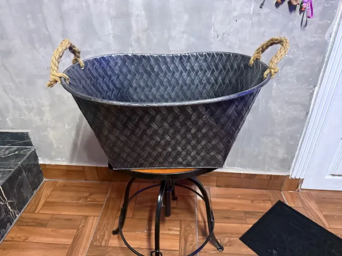 Cesto de Vime Decorativo para Casa