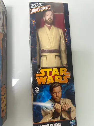Obi-Wan Kenobi raro de 30 cm da Hasbro- Star Wars - raríssimo