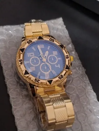 Relógio Saigela Masculino QUARTZ AÇO INOXIDÁVEL