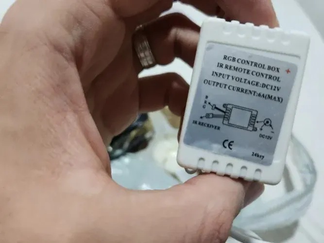 Controle e fonte de fita rgb