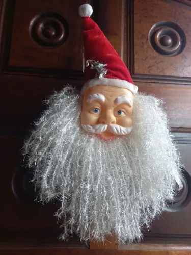 Enfeite de porta Papai Noel 