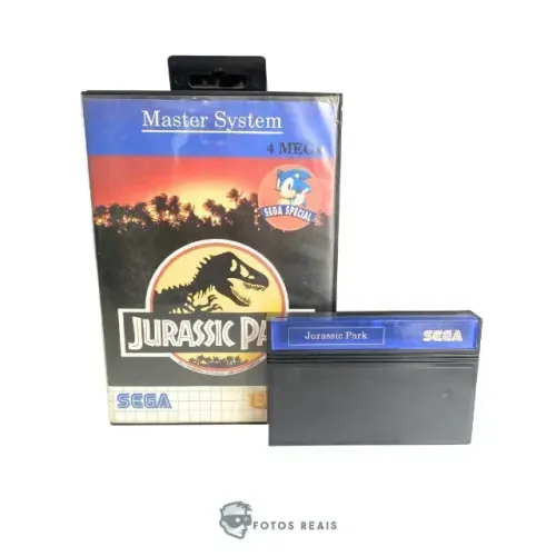 JOGO JURASSIC PARK NA CAIXA SEMINOVO - MASTER SYSTEM