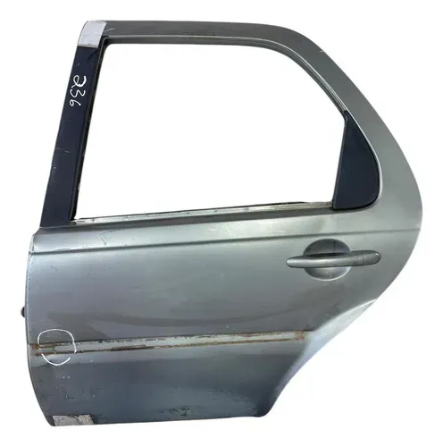 Porta Fiat Siena Bbb 2011 Traseira Esquerd Prata Avariada
