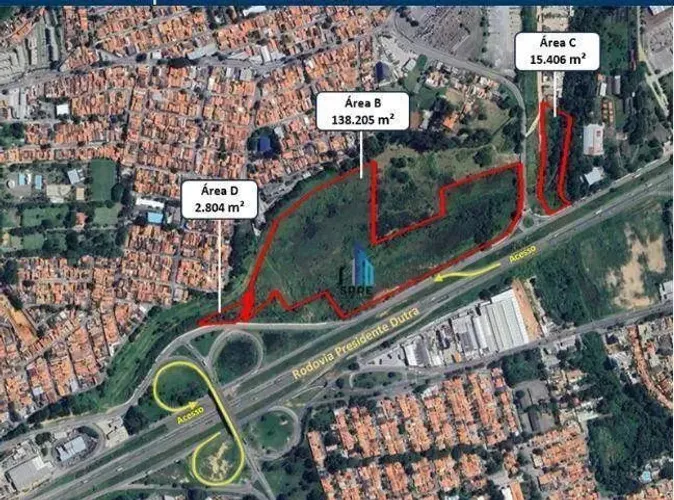 Área à venda, 156400 m² - São José dos Campos - São José dos Campos/SP