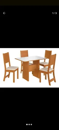 Mesa nova 4 cadeiras