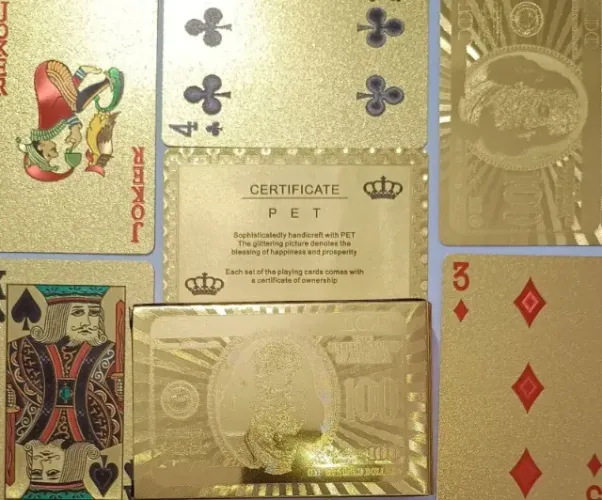 Baralho Profissional Gold Premium .....presenteie !!