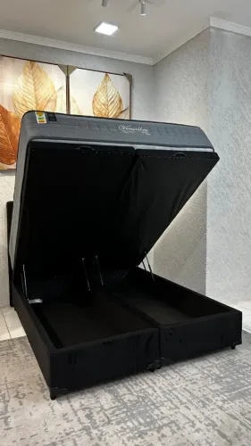 Colchão Casal Premium + Box Baú Casal