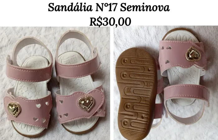 Sandália bebê menina