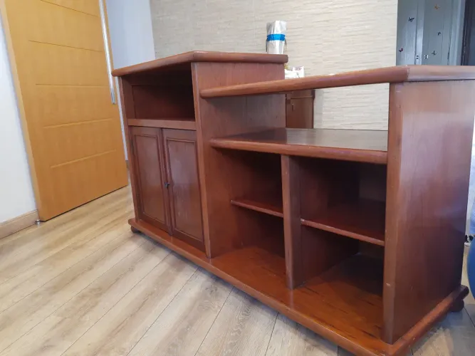 Rack televisão mogno 