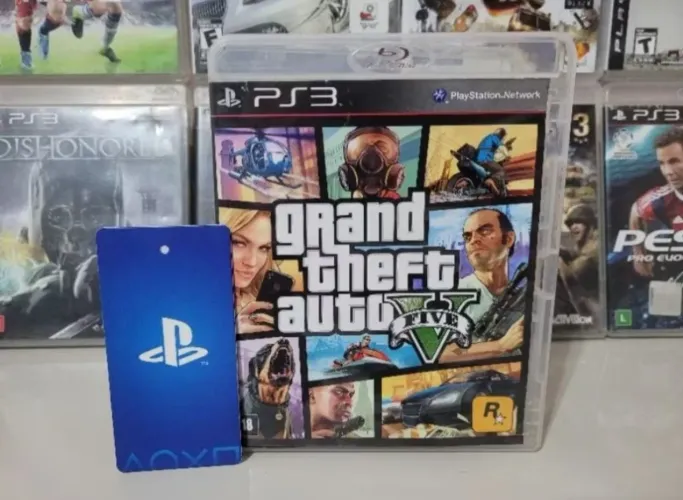 Grand Theft Auto V - PS3 - CD Original Mídia Física Usado 
