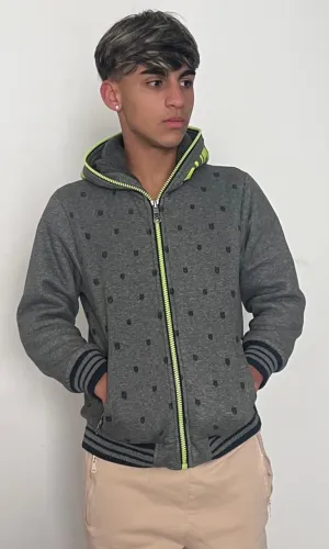 Casaco moletom forrado tam 14 anos 