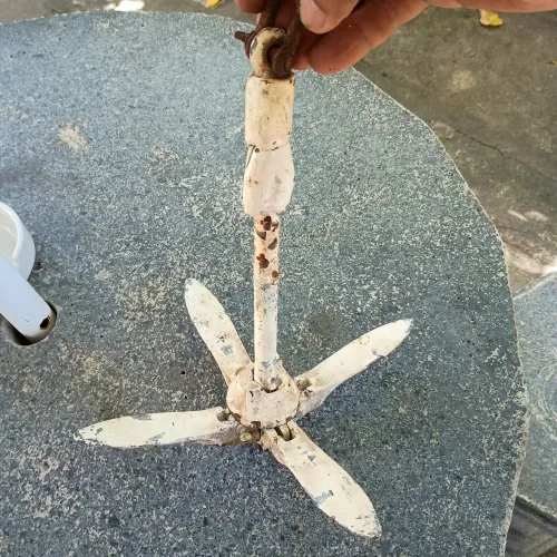 Âncora de alumínio fundido para jangada 