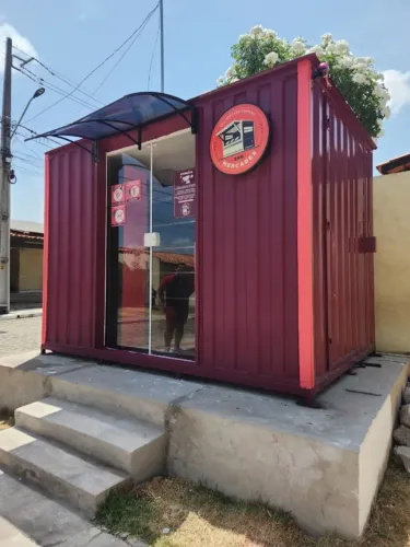 Container Mini Mercado 100% aço galvanizado desmontável 