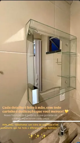 Armários de vidro