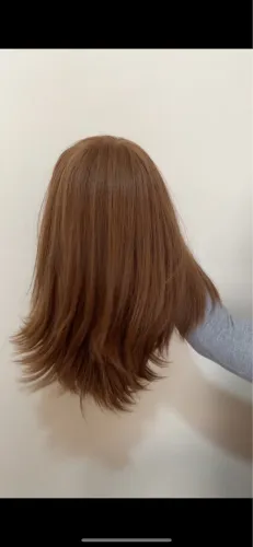 Peruca Lace Média - Cabelo Humano - Loiro Fio a Fio