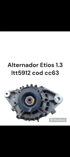 Alternador Etios 1.3 1tt5912 cod cc63