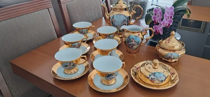 JOGO cha completo porcelana  Schmidt 