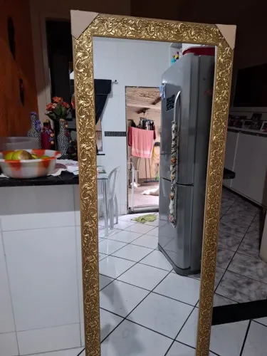 Espelhos decorativo novos grandes com moldura 1,60x60