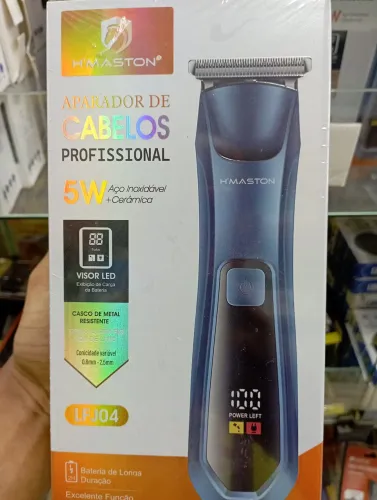 Aparador de Cabelos Profissional H'MASTON 5W - Novo